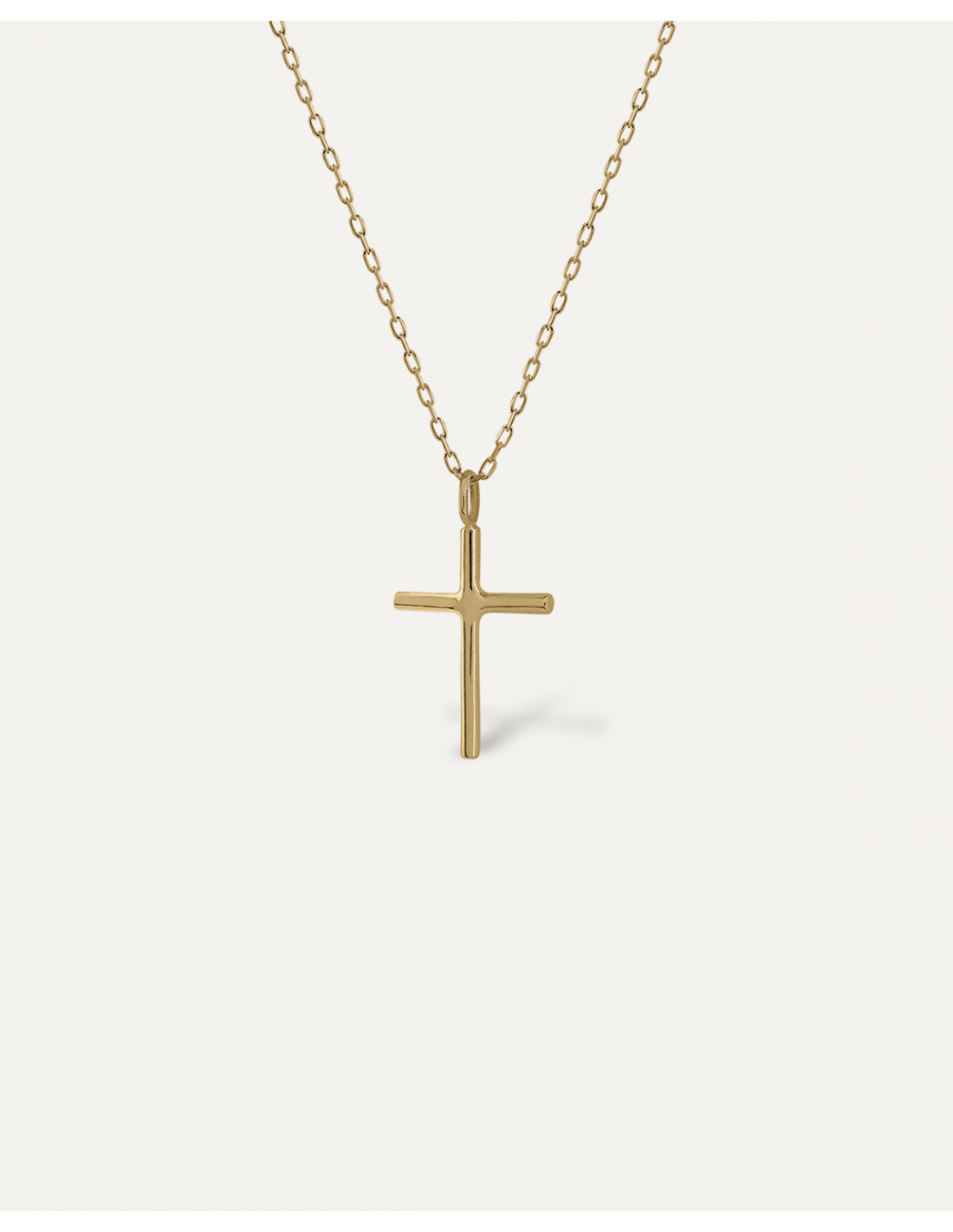 COLGANTE CRUZ LISA (INCLUYE CADENA)