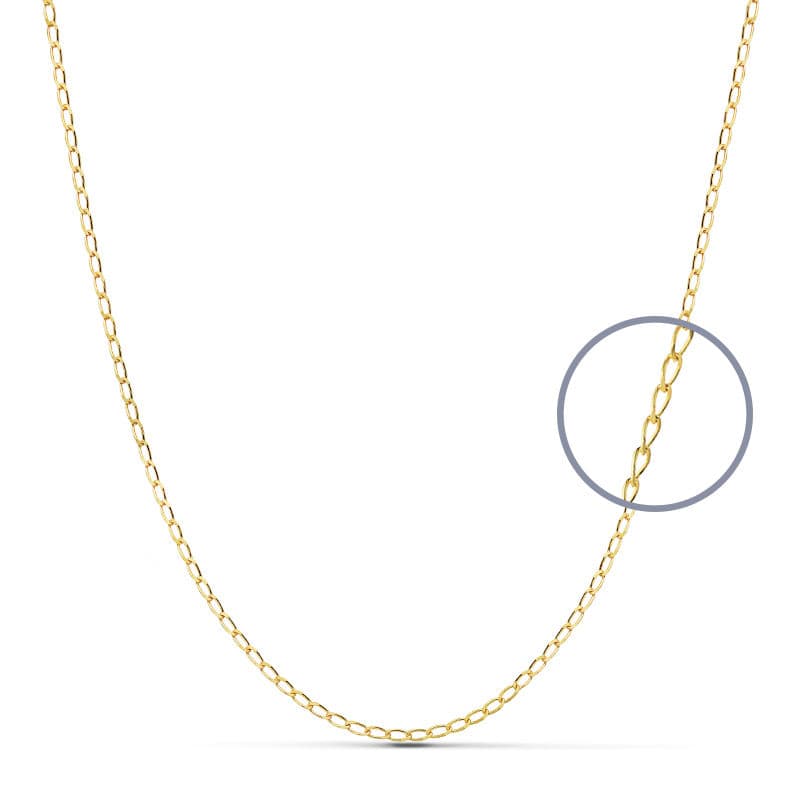 Cadena Oro 18k Bilbao 50cm