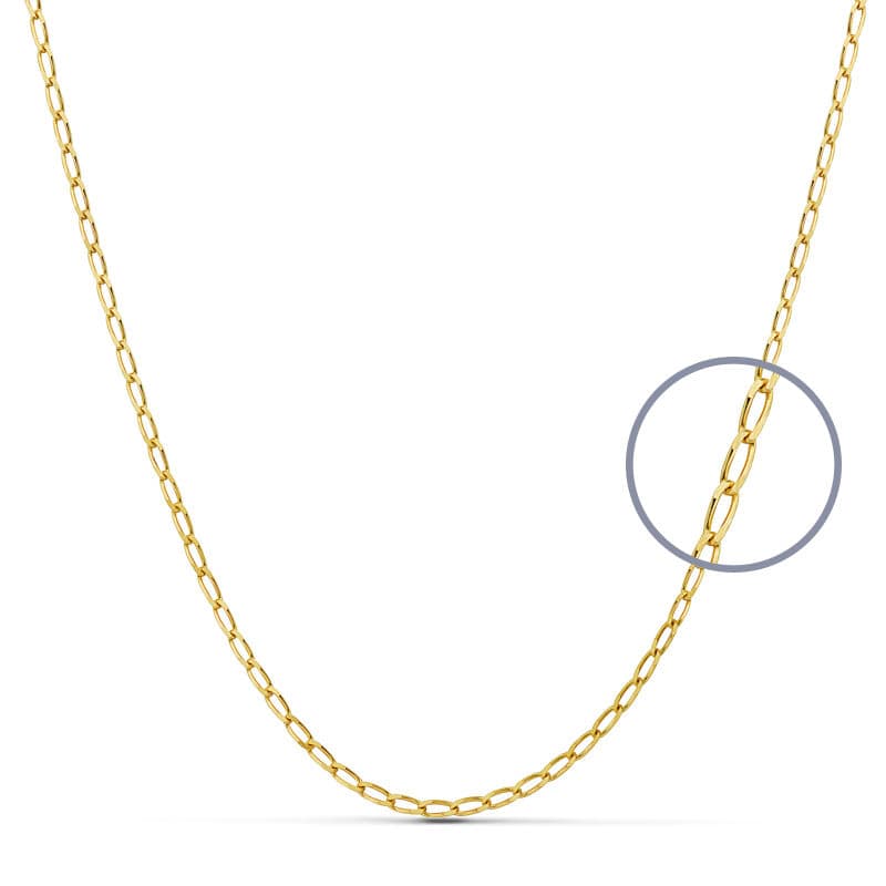 Cadena Oro 18k Bilbao 40cm