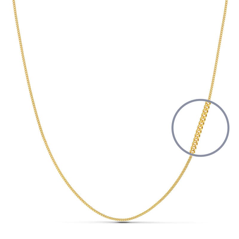 Cadena Oro 18k Barbada 50cm