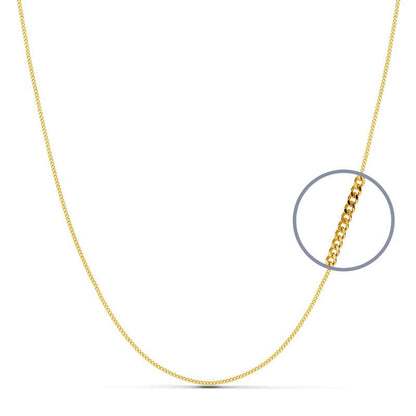 Cadena Oro 18k Barbada 45cm