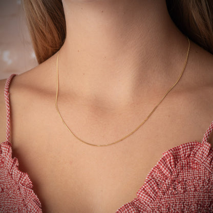 Cadena Oro 18k Barbada 45cm