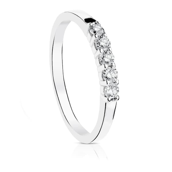Alianza Oro Blanco 18k