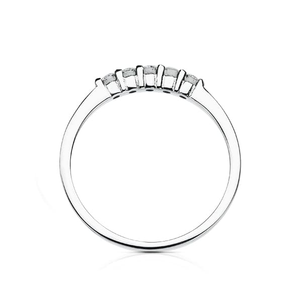Alianza Oro Blanco 18k