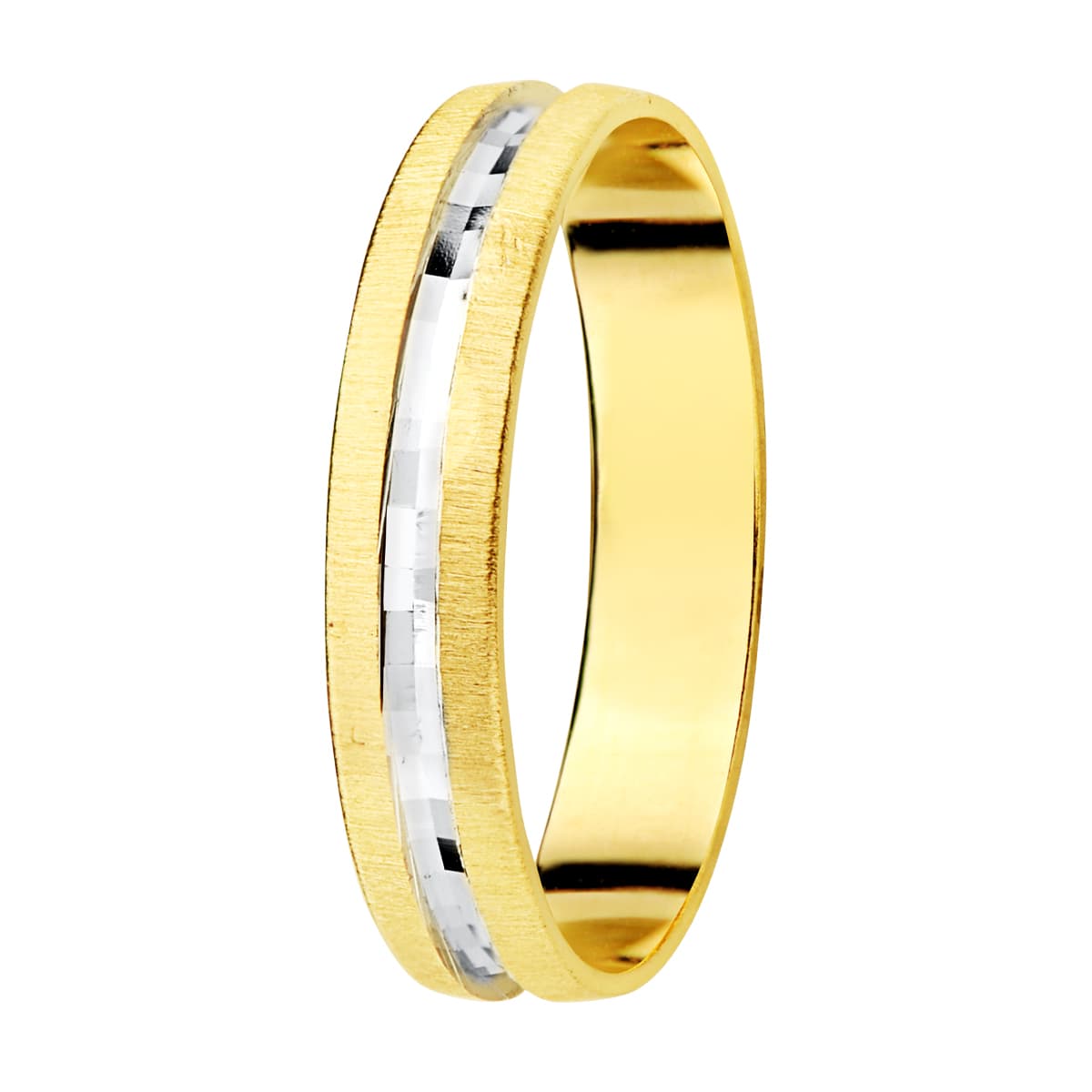 Alianza Bicolor Oro 18k