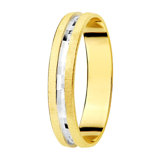 Alianza Bicolor Oro 18k