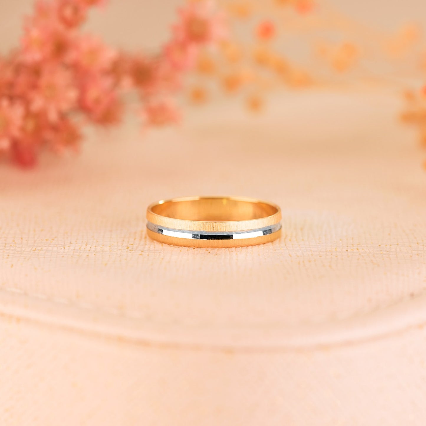 Alianza Bicolor Oro 18k