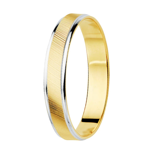 Alianza Bicolor Oro 18k