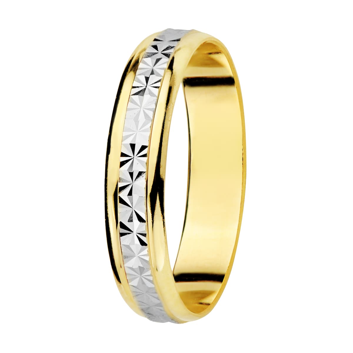 Alianza Bicolor Oro 18k