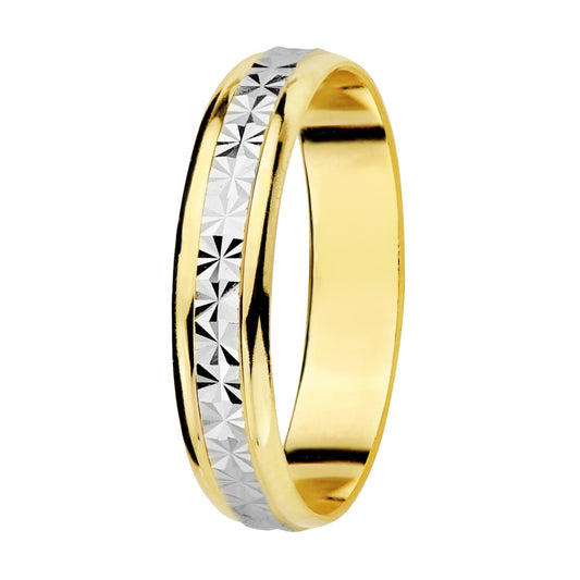 Alianza Bicolor Oro 18k
