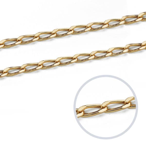 Cadena Oro 18k Bilbao 60 cm