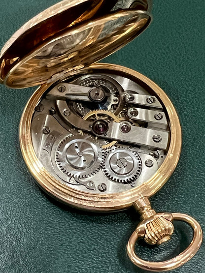 Reloj Bolsillo Oro Remontoir