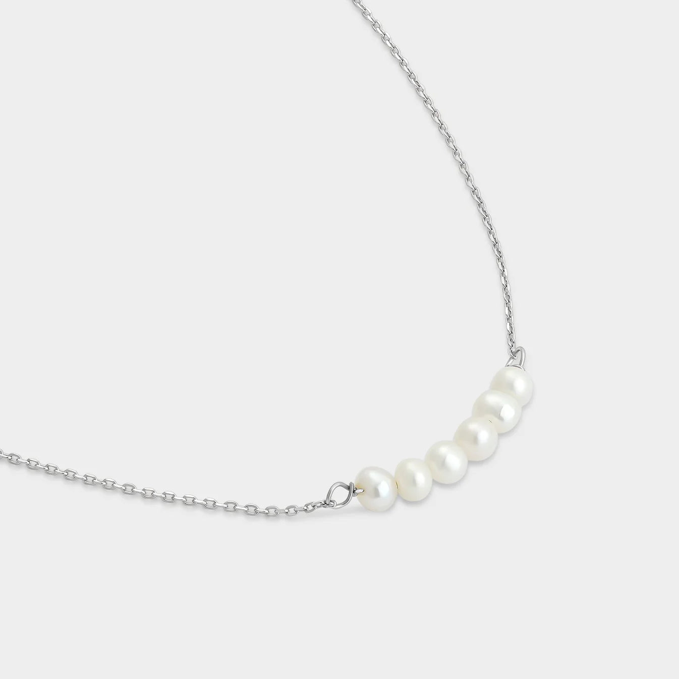Collar de perlas cultivadas de 4/4.5mm