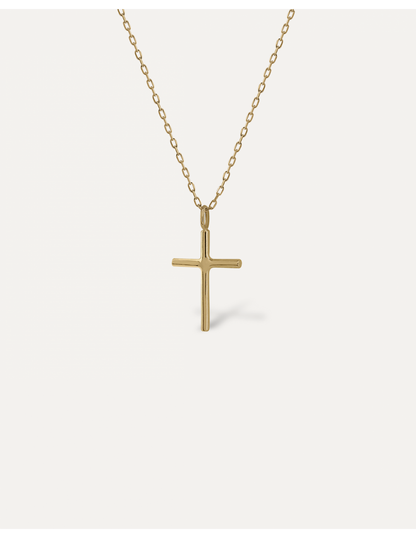 COLGANTE CRUZ LISA (INCLUYE CADENA)