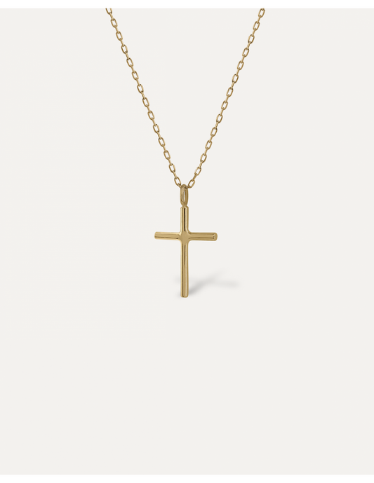 COLGANTE CRUZ LISA (INCLUYE CADENA)