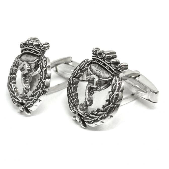 Gemelos Farmacia insignia plata