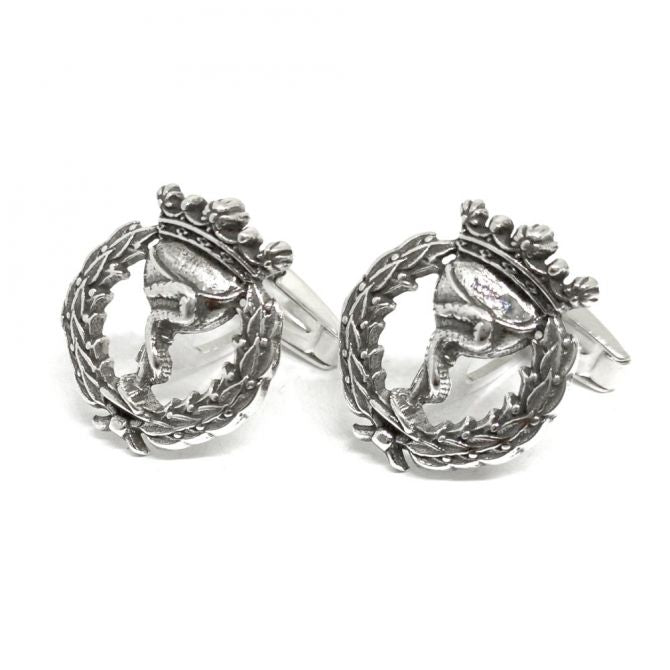 Gemelos Farmacia insignia plata