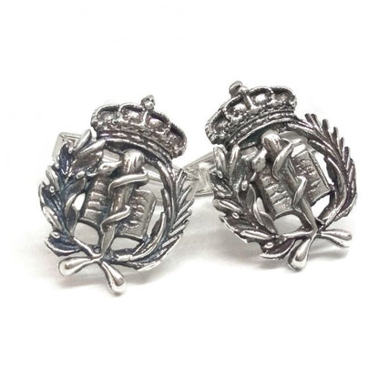 Gemelos medicina insignia plata