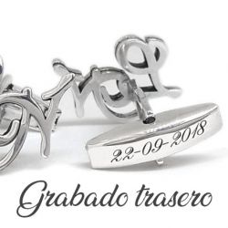 Gemelos medicina insignia plata