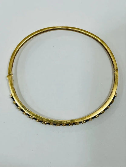 Pulsera Oro 18k Brillantes y Zafiros