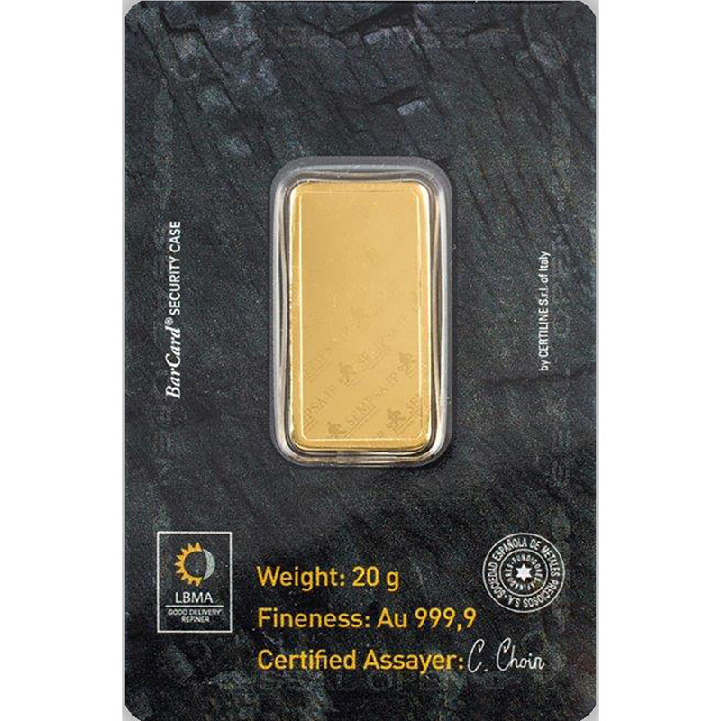 Lingote de Oro SEMPSA 20 g