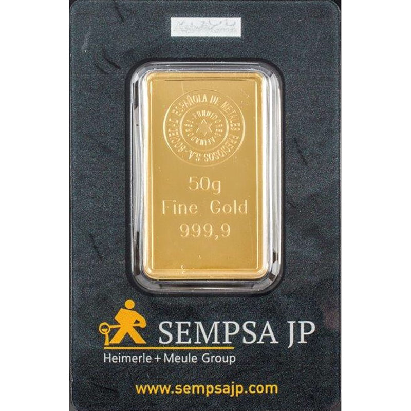 Lingote de Oro SEMPSA 50 g