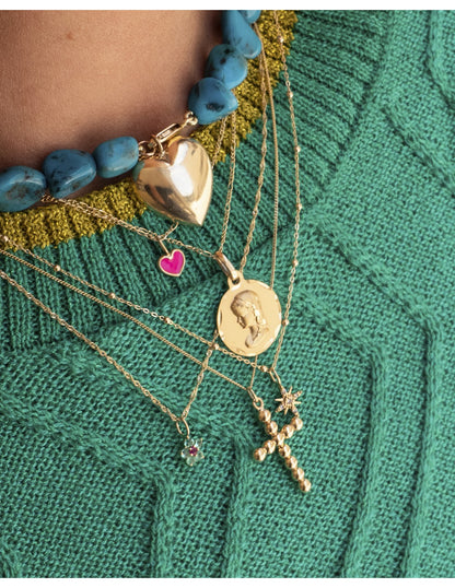 MEDALLA VIRGEN NIÑA (INCLUYE CADENA)