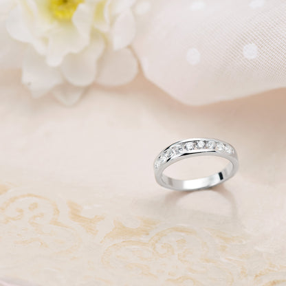 Alianza Oro Blanco 18k