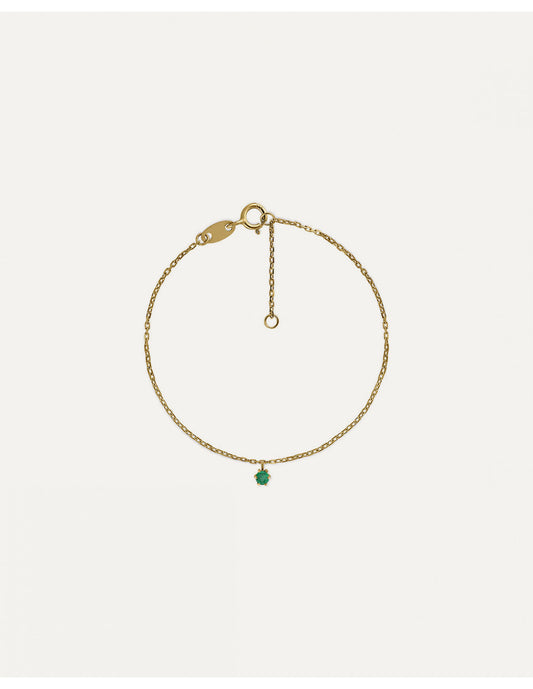 PULSERA CADENA GARRA ESMERALDA
